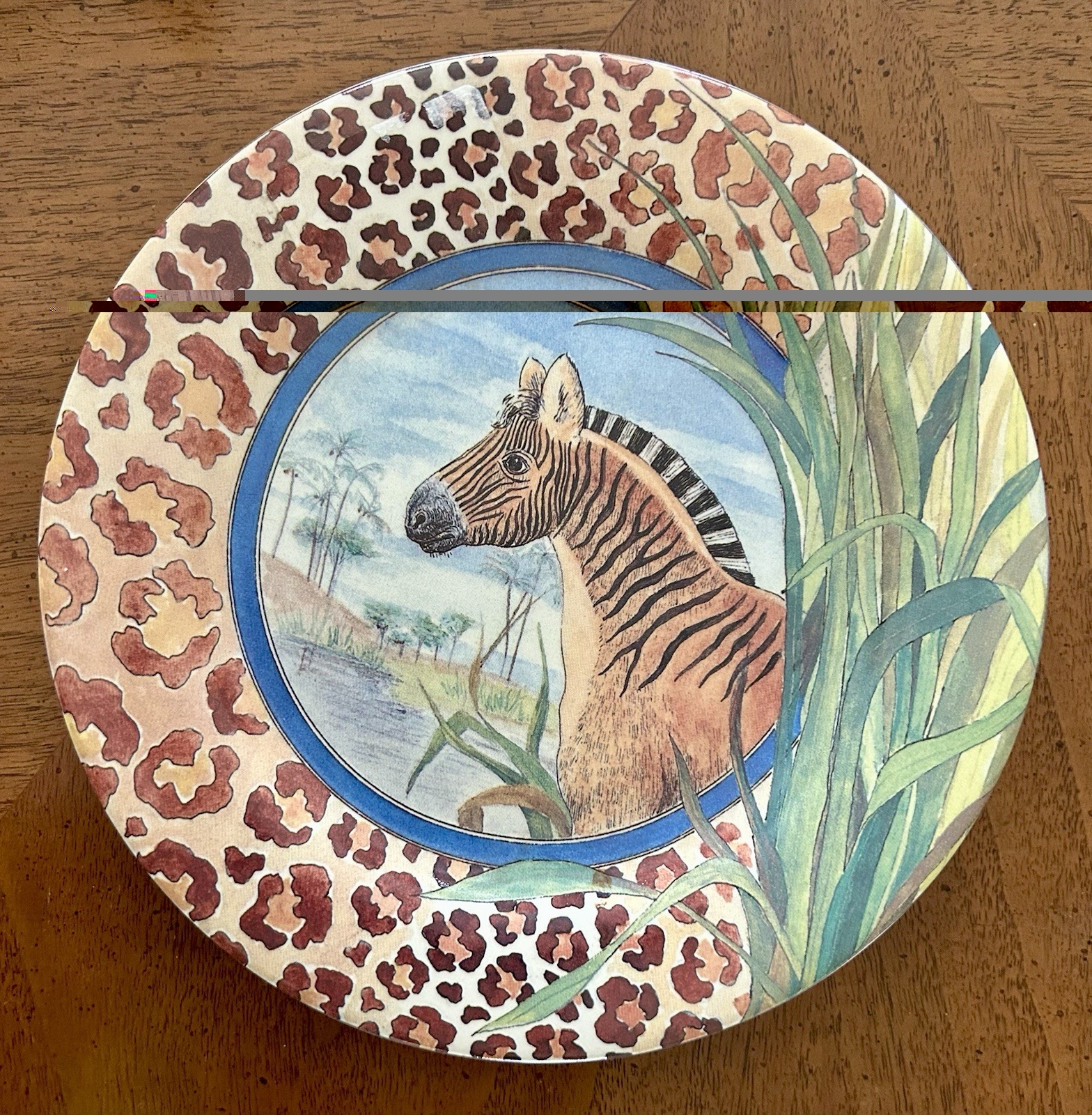 Faiencerie De Gien Savane Canape Plate 6 5/8”