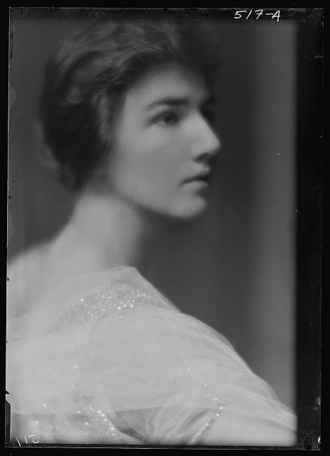 Photo:Rand Florence Portrait 1913 1914 Woman Profile Photograph