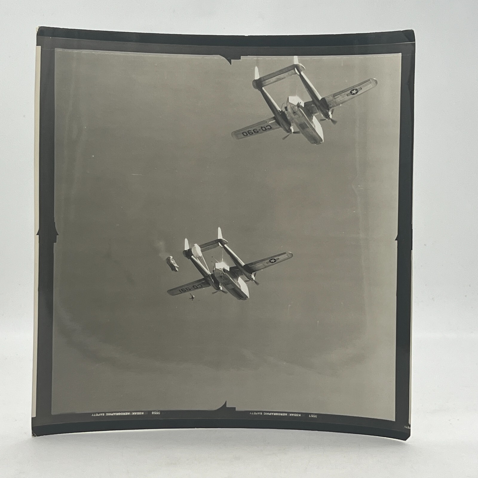 VTG Fairchild C-119 Flying Boxcar Aerial Photo Paratrooper Korean War USAAF 10\