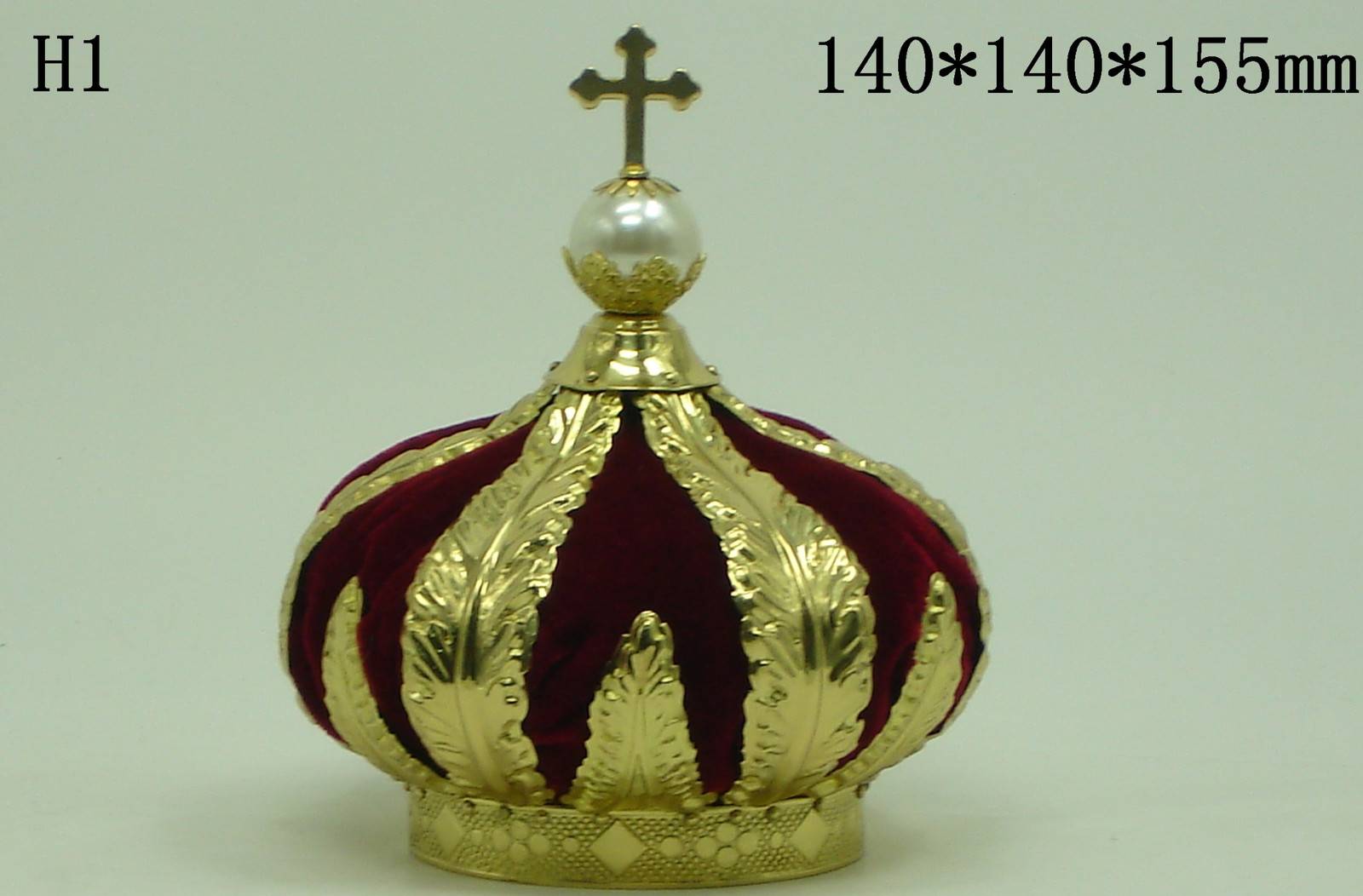 Custom Holy Crown with Cross for Virgin Mary Madonna Jesus Statue Saint Custom Holy Crown with Cross for Virgin Mary Madonna Jesus Statue Saint