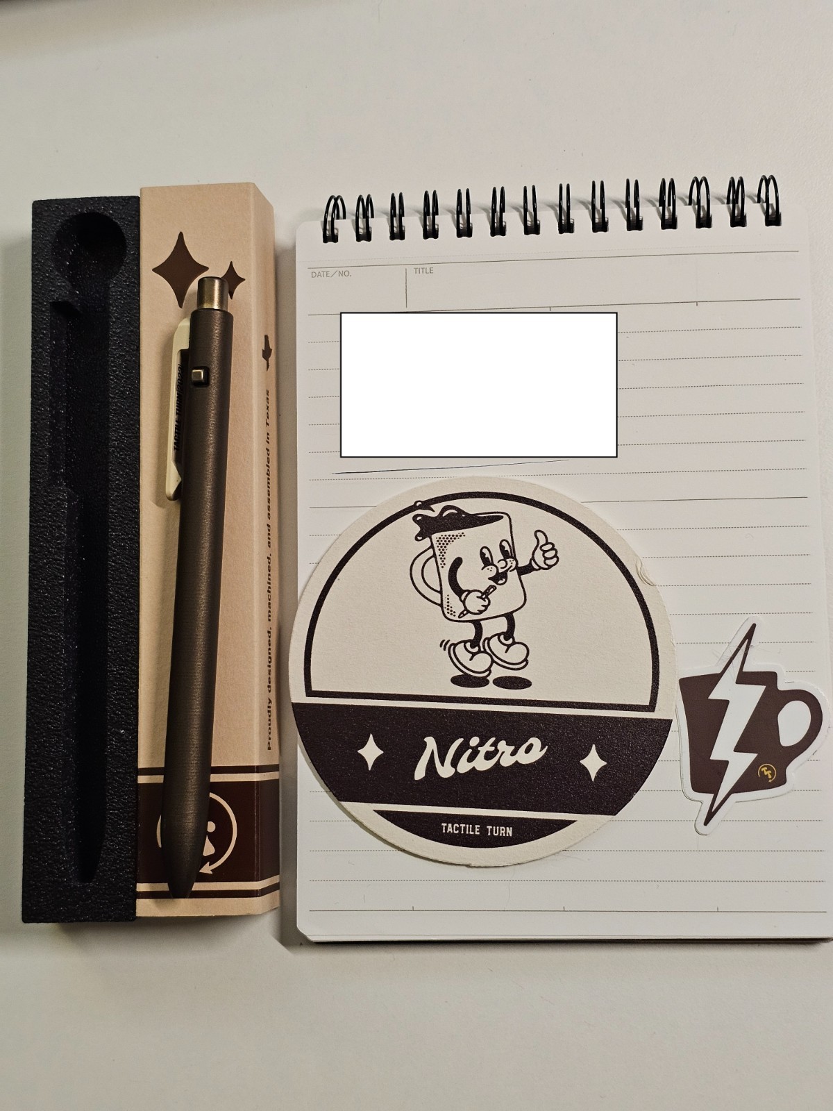 Tactile Turn “Nitro” 2023 Seasonal, Side Click Standard Length w/ Coaster