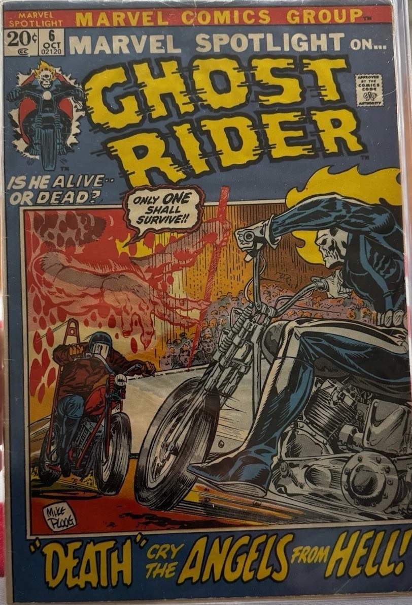 Marvel Spotlight #6 1972 Ghost Rider 2nd Appearance Johnny Blaze Bronze Age Marvel Spotlight #6 1972 Ghost Rider 2nd Appearance Johnny Blaze Bronze Age