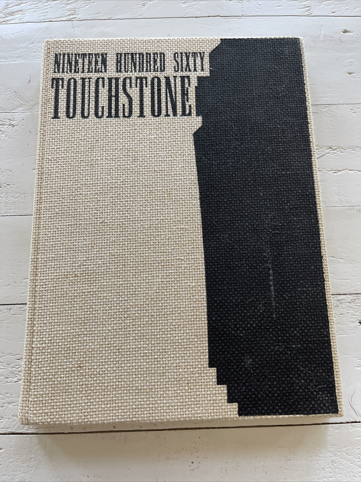Touchstone 1960 Hood College Frederick MD Yearbook Hardcover Nordberg Editor