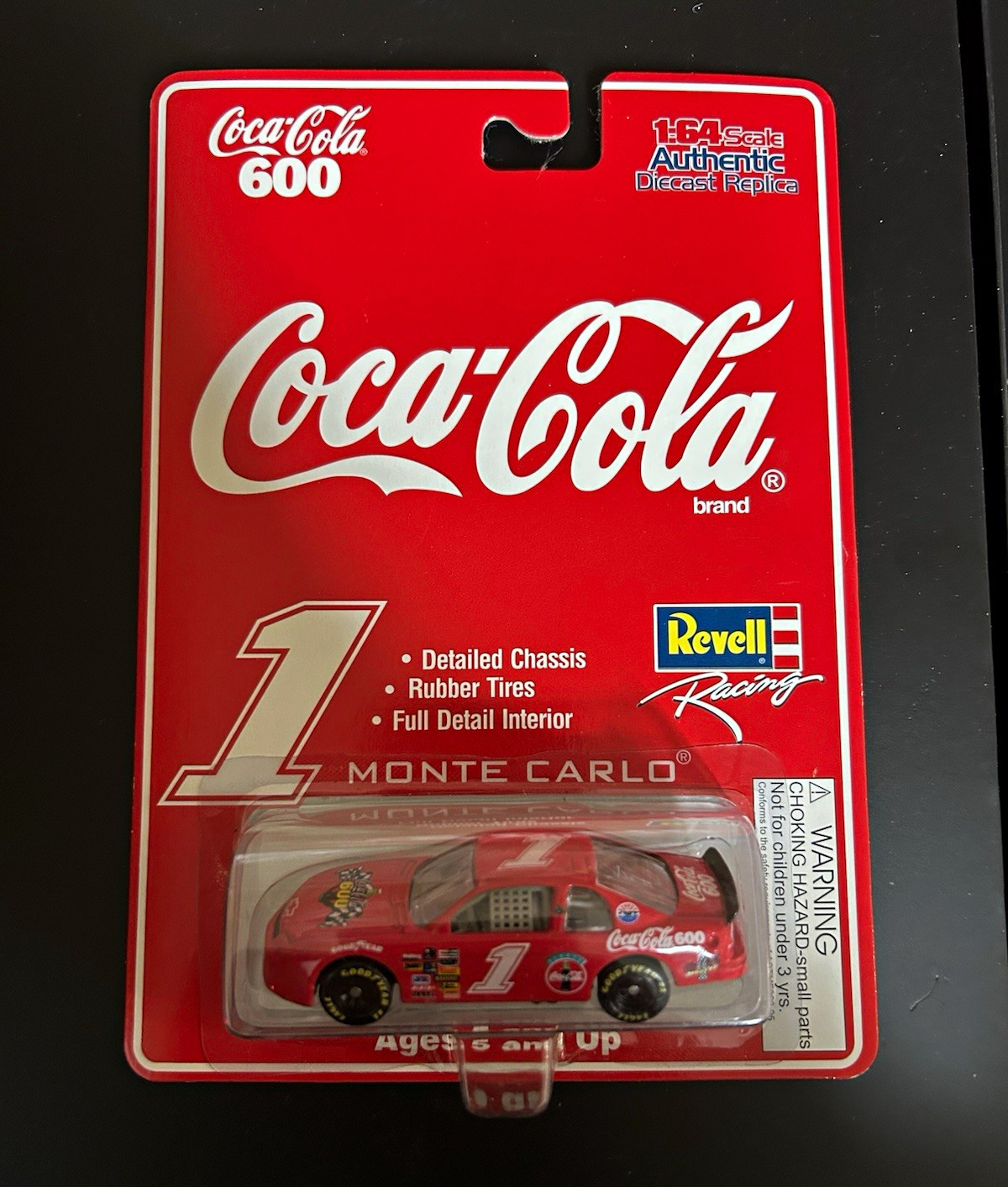 Coca-Cola 1997 Coca-Cola 600 1:64 Die-Cast Replica Monte Carlo Red/White
