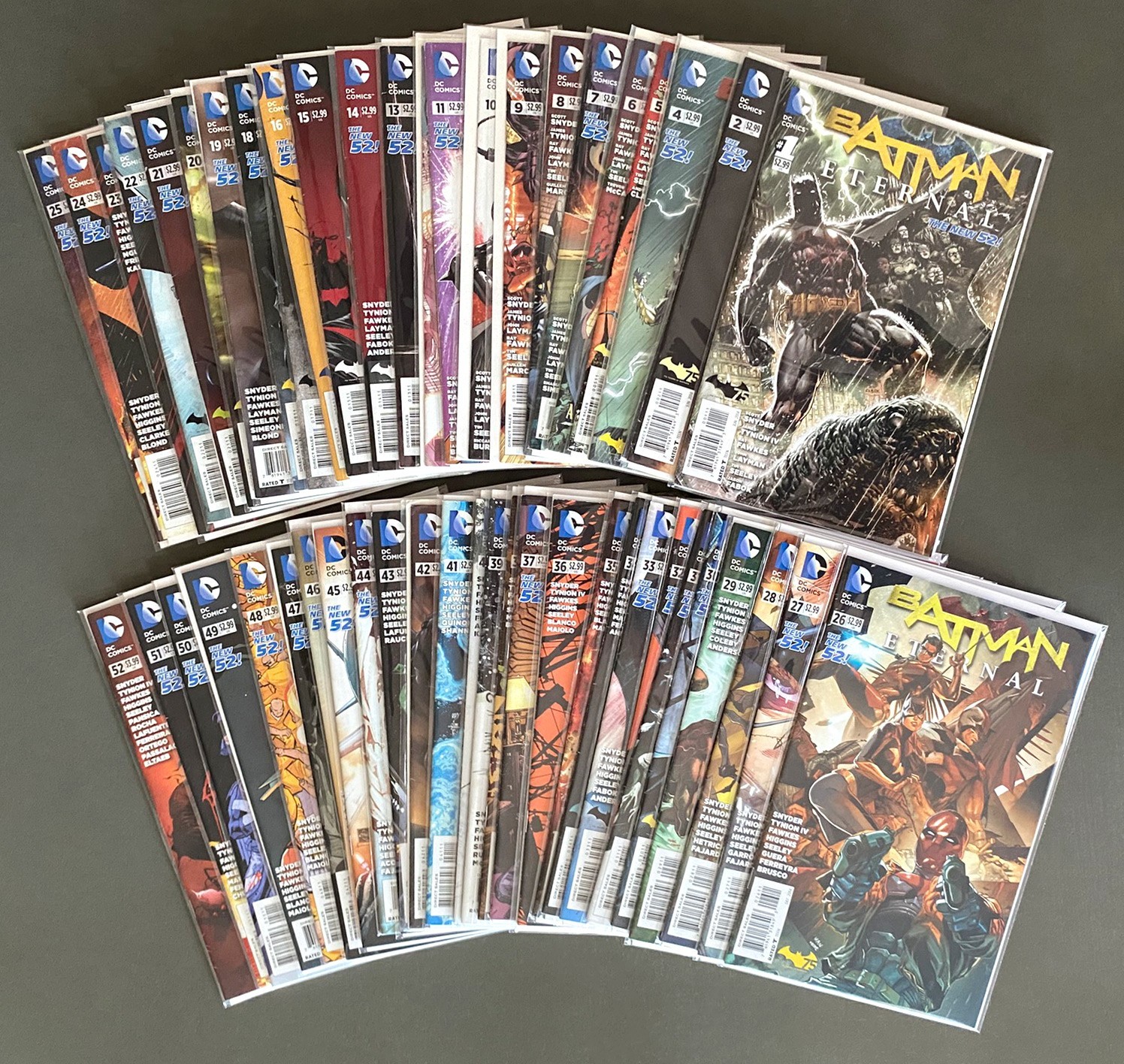 Batman Eternal #1 - 52 (DC Comics, 2014) New 52, Jason Fabok - Complete Set