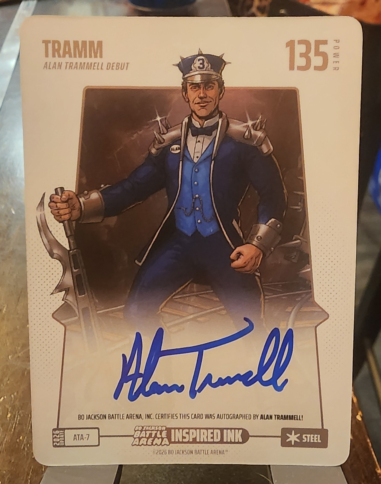 Bo Jackson Battle Arena 2026 Update Inspired Ink Alan Trammell Tramm ATA-7 Auto