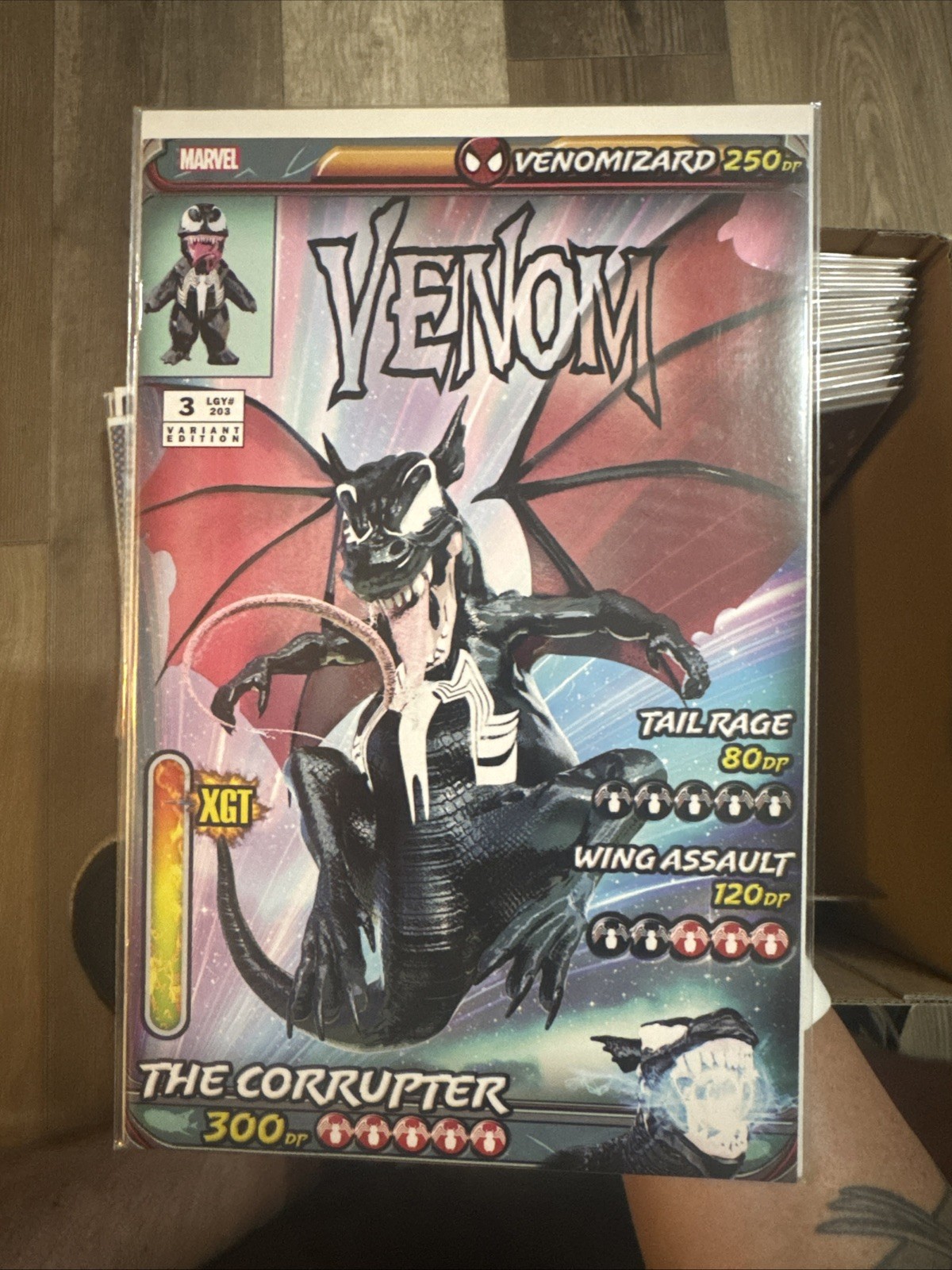 VENOM #3 TRADE MIKE MAYHEW POKÉMON TRADING CARD GAME VENOMIZED CHARIZARD