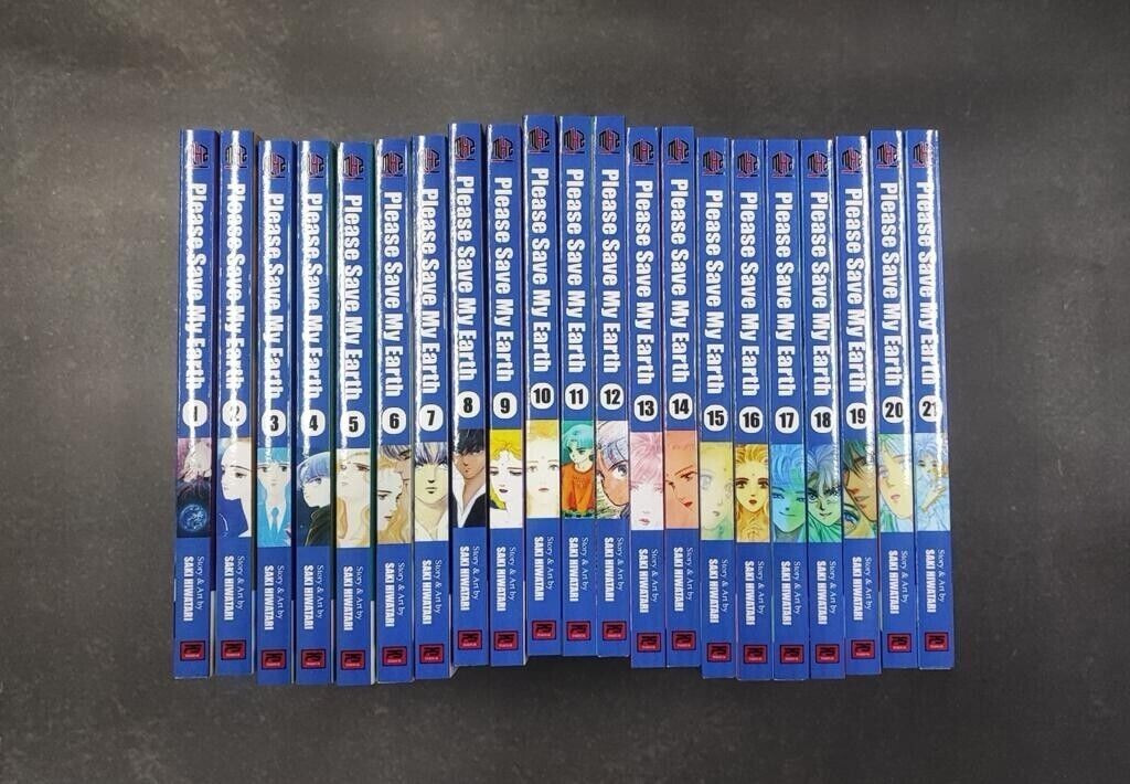 Please Save My Earth Manga Vol.1–21 Full Set English Version Comics DHL EXPRESS