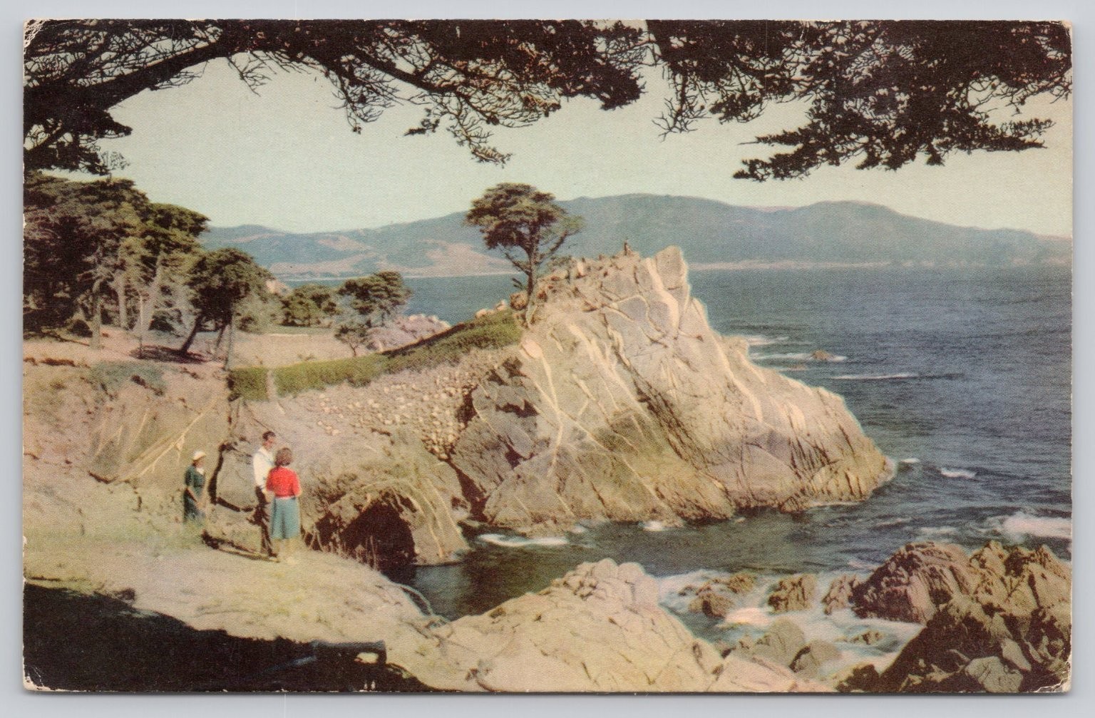 Vintage Seventeen Mile Drive Monterey Peninsula CA Union Oil Postcard 1952 Vintage Seventeen Mile Drive Monterey Peninsula CA Union Oil Postcard 1952