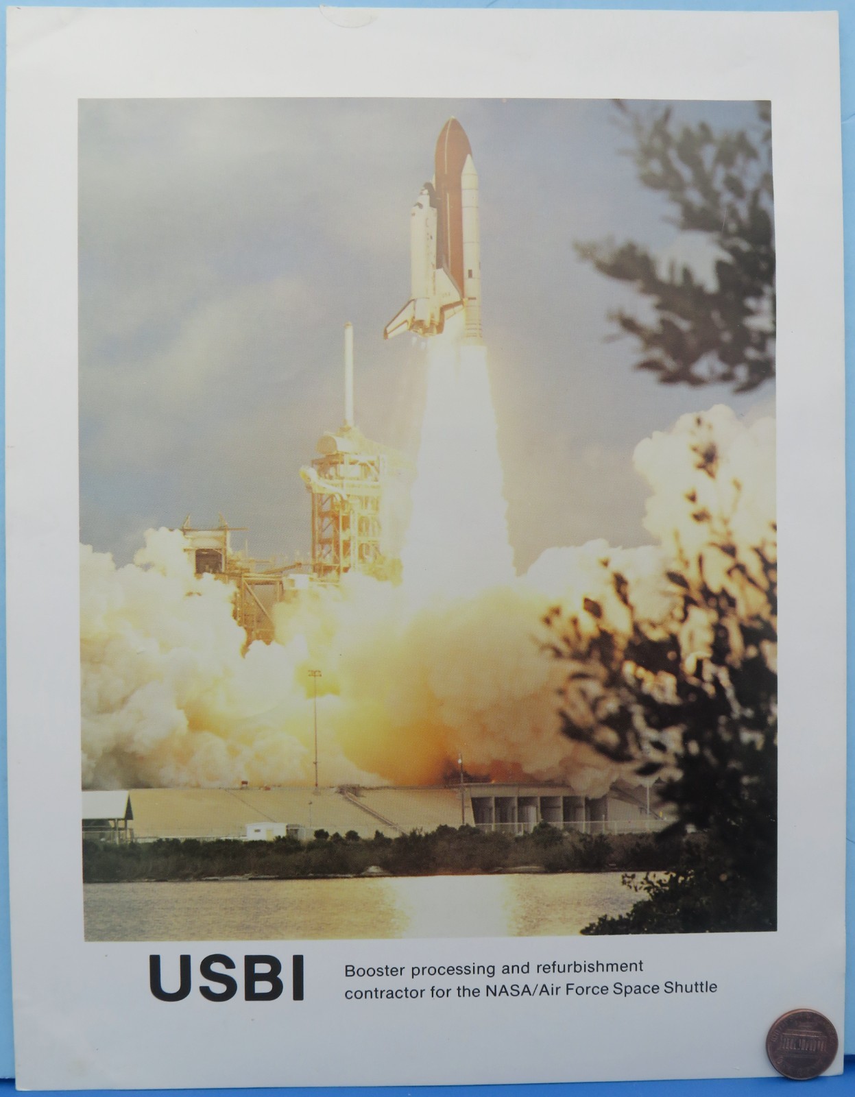 USBI United Technologies litho photos Space Shuttle Solid Rocket Boosters NASA 