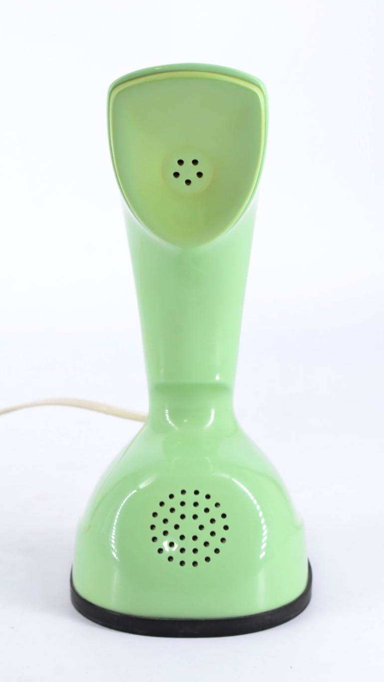 VTG Ericsson COBRA Rotary Phone Telephone Mint Green Mid Century MCM Sweden