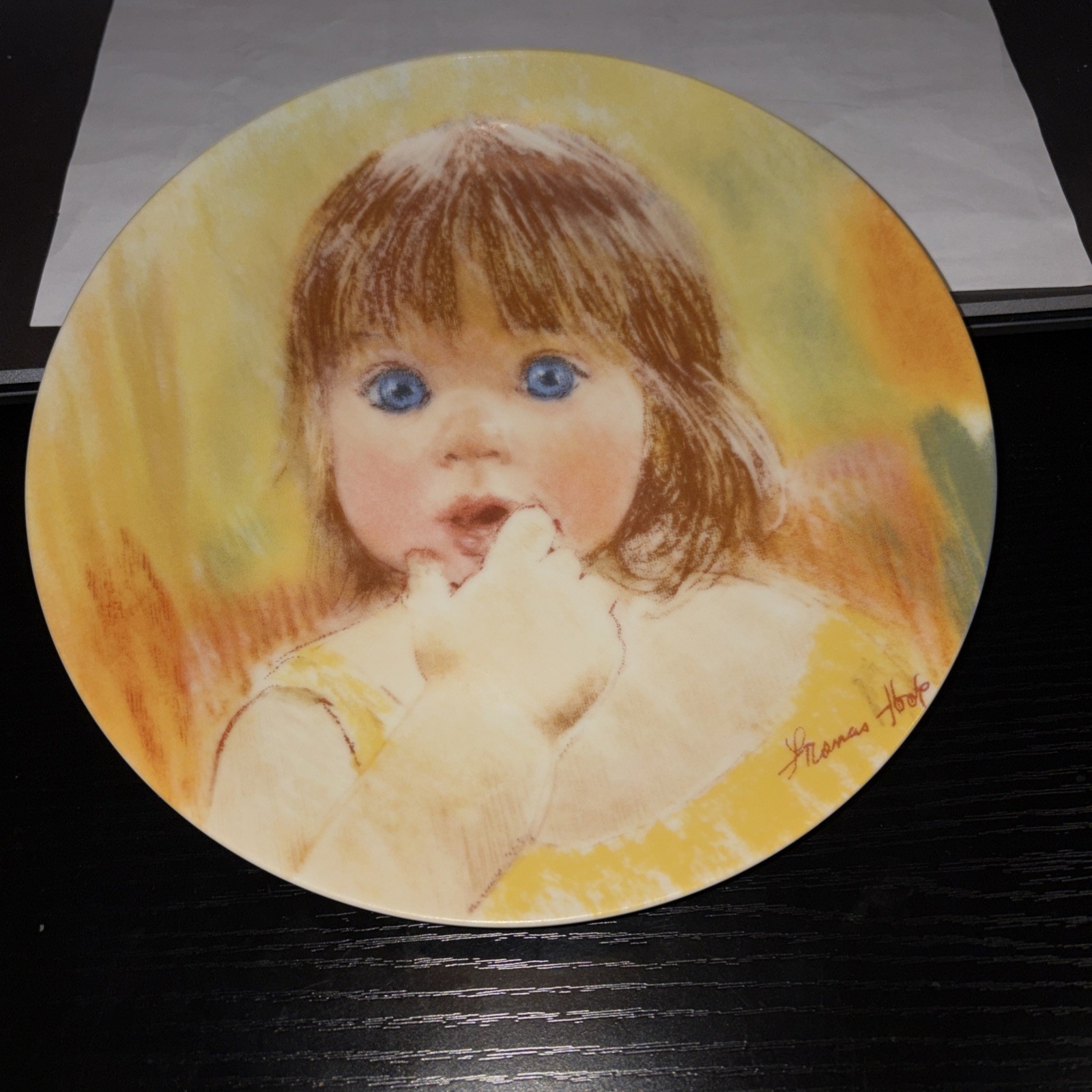 1985 Edwin Knowles Frances Hook Fascination Legacy Collector Plate Decorative