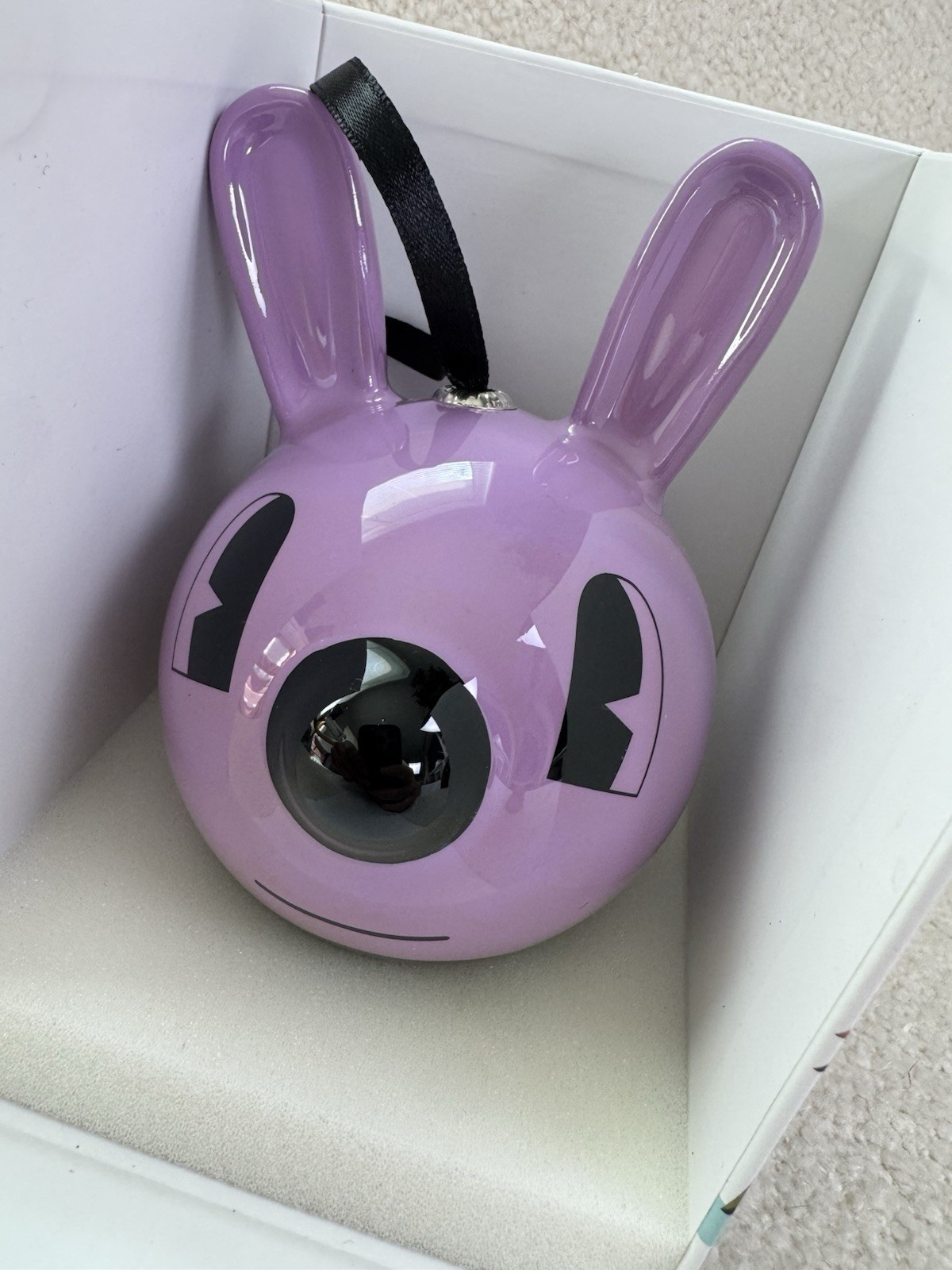 Hugo BOSS x Jeremyville Christmas Ornament Holiday Bunny Collectible RARE In Box