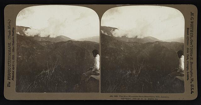 The Blue Mountains from Strawberry Hill, Jamaica, Jamaica Old Historic Photo