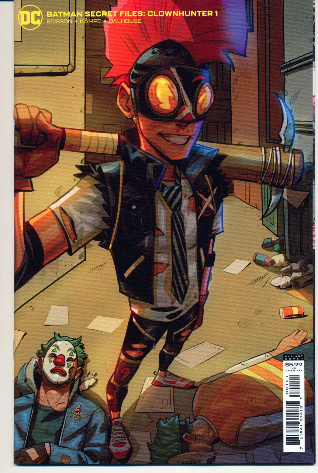 Batman Secret Files Clownhunter #1 B Kofi Ofosu Variant 1st Print NM/NM+ DC 2021