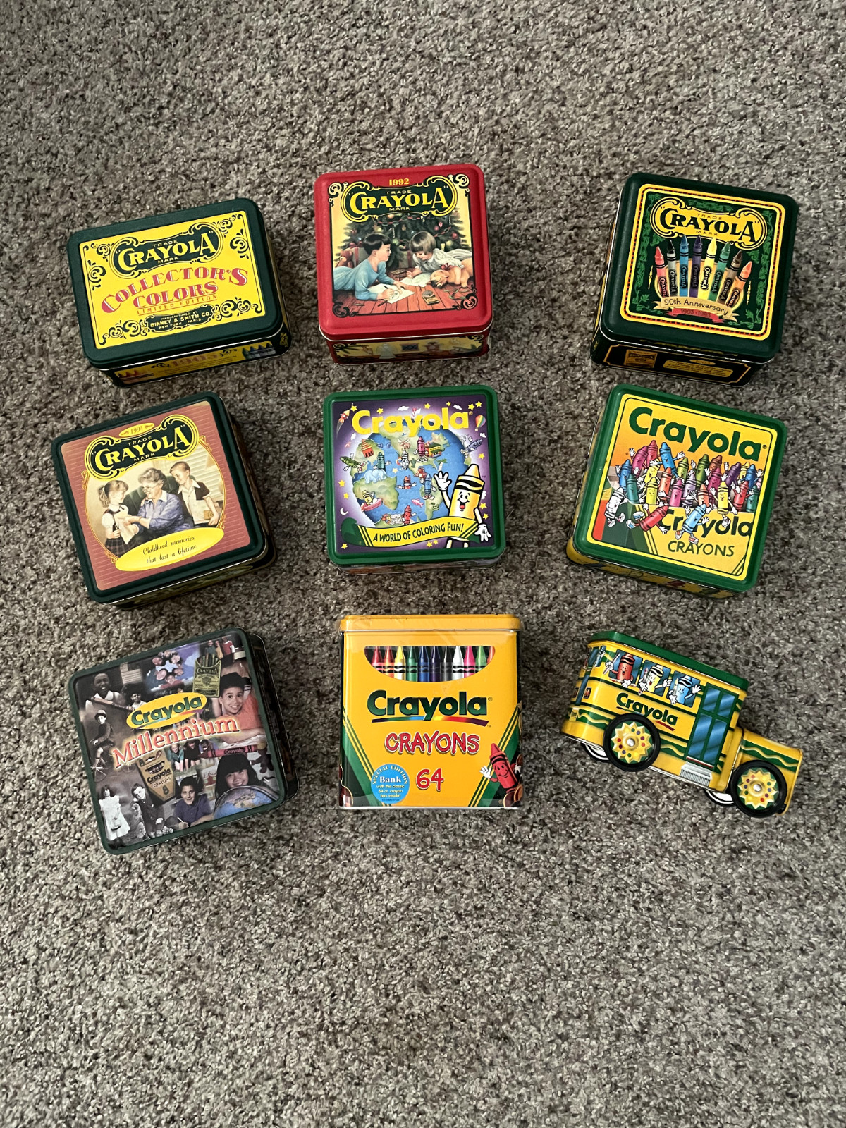 VTG Crayola Crayon Tins You Pick Shipping Discount New Other See Description