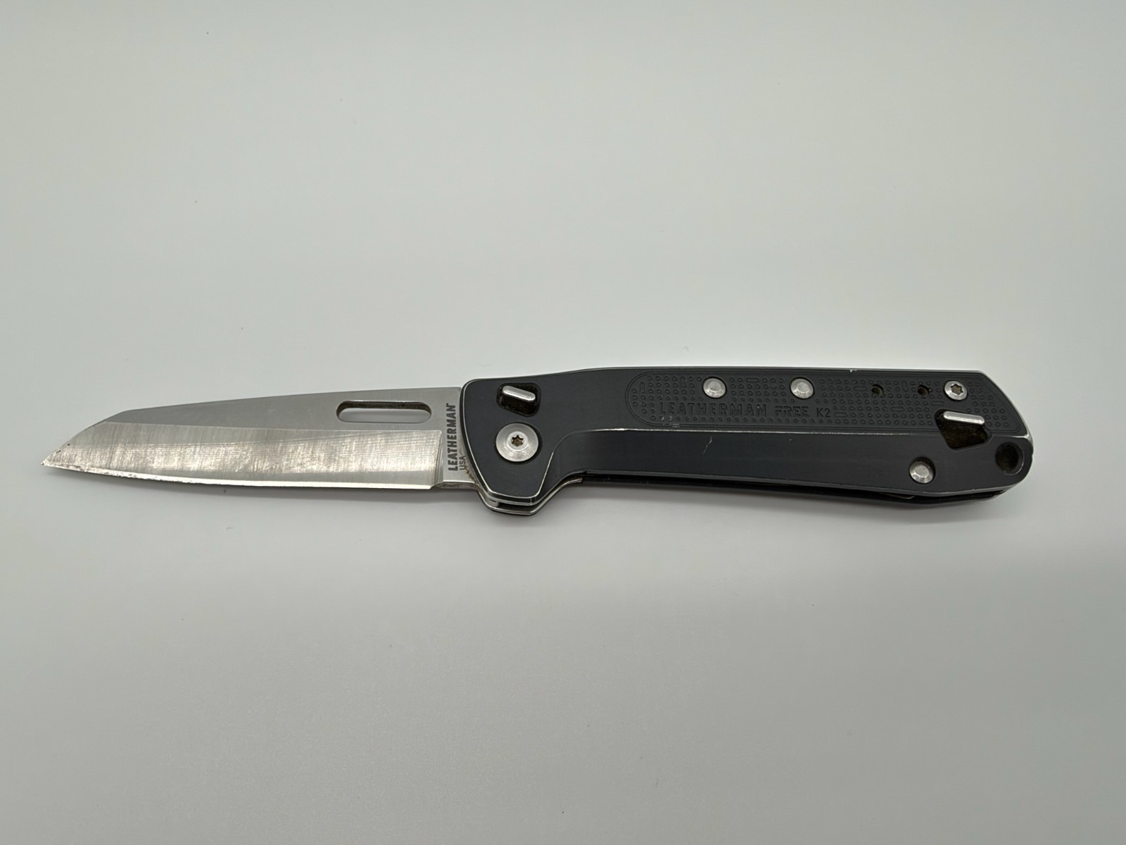Leatherman FREE K2 Multi-Tool Folding Knife Black Handle USA No Pocket Clip