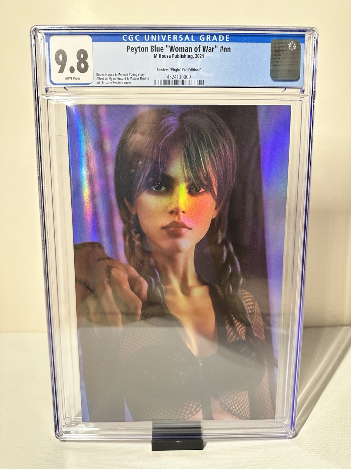 CGC 9.8 M House Wednesday Addams Pristine Renders Virgin FOIL - NICE - RARE