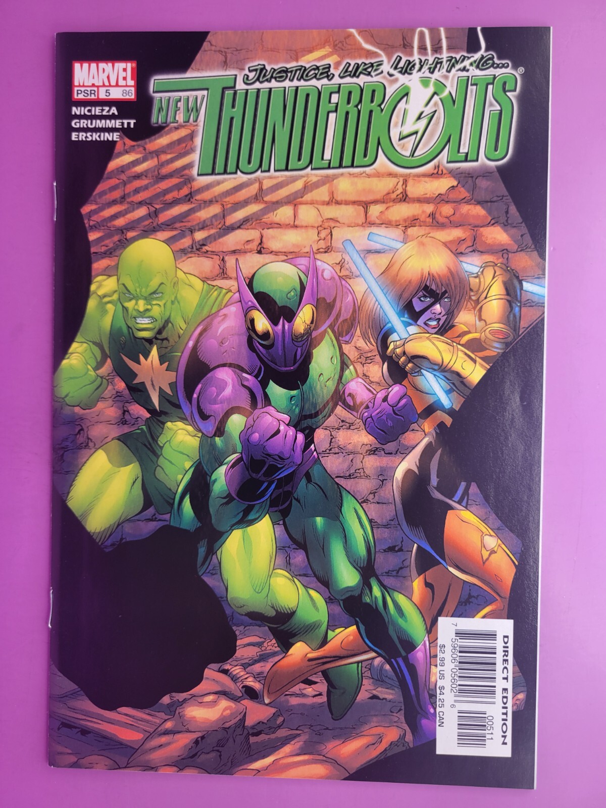 NEW THUNDERBOLTS   #5   FINE/VF   2005   COMBINE SHIPPING $5 MINIMUM ORDER