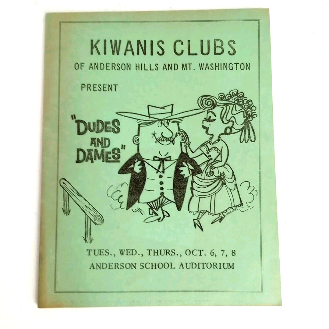 1959 Kiwanis Clubs & Anderson High School Students Play Program 1959 Cincinnati