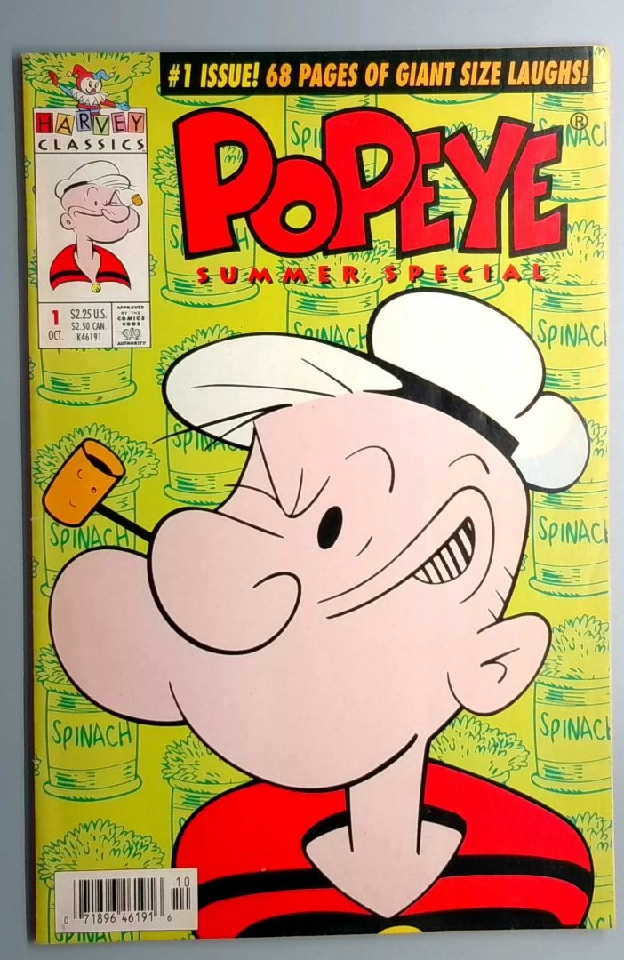 POPEYE Summer Special #1 - Harvey Classics 1993