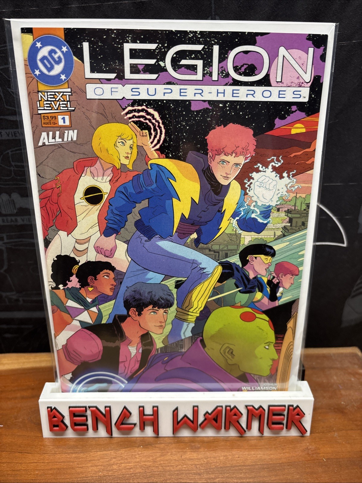 LEGION OF SUPER-HEROES #1 - HAYDEN SHERMAN WRAPAROUND MAIN COVER - DC/2026 LEGION OF SUPER-HEROES #1 - HAYDEN SHERMAN WRAPAROUND MAIN COVER - DC/2026