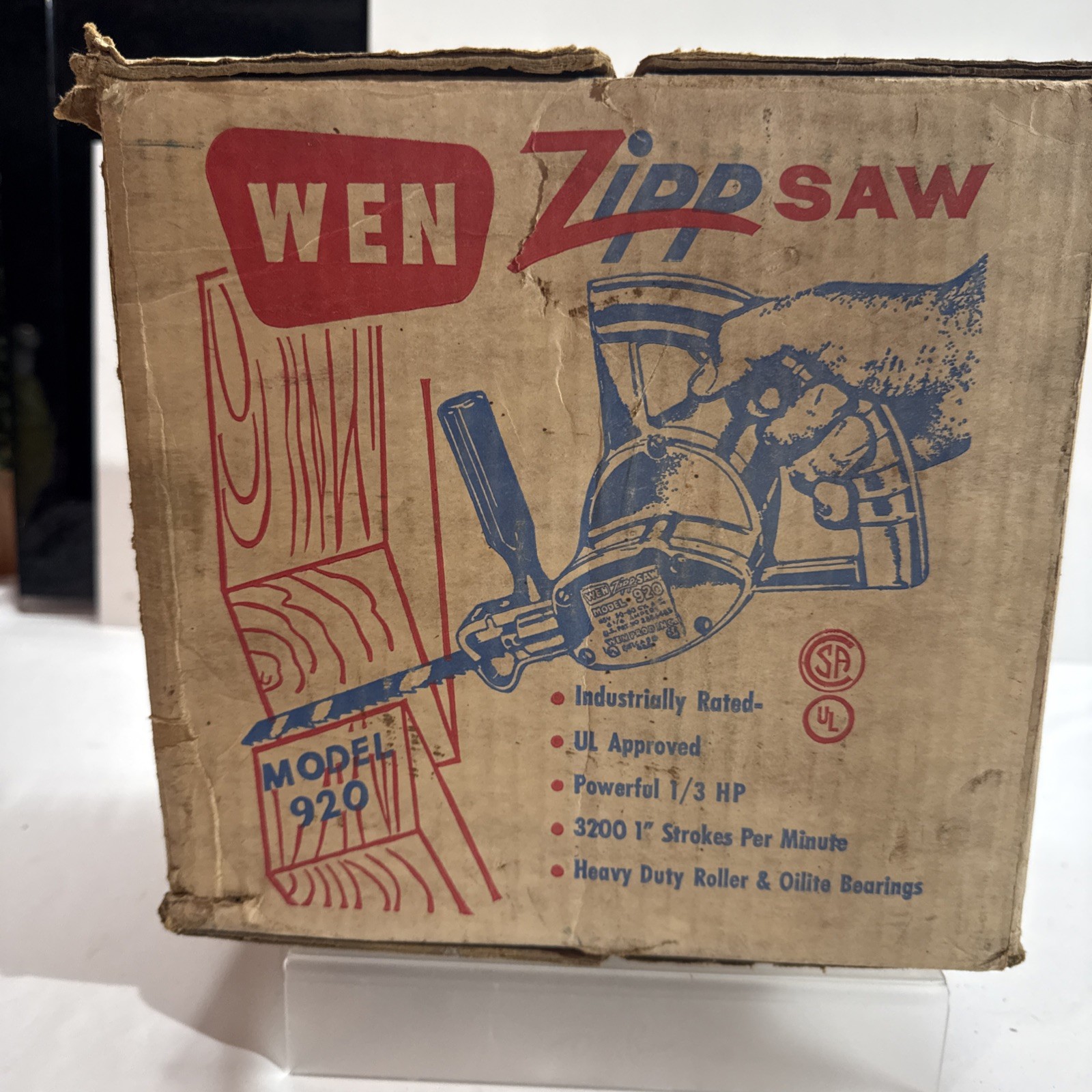 Vintage WEN Zipp Saw Model 920 New In Box 1962 Rare