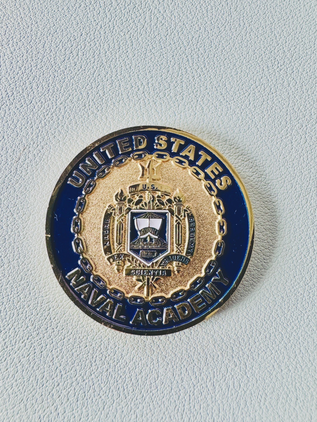 US Naval Academy GO NAVY BEAT ARMY Midshipmen Challenge Coin
