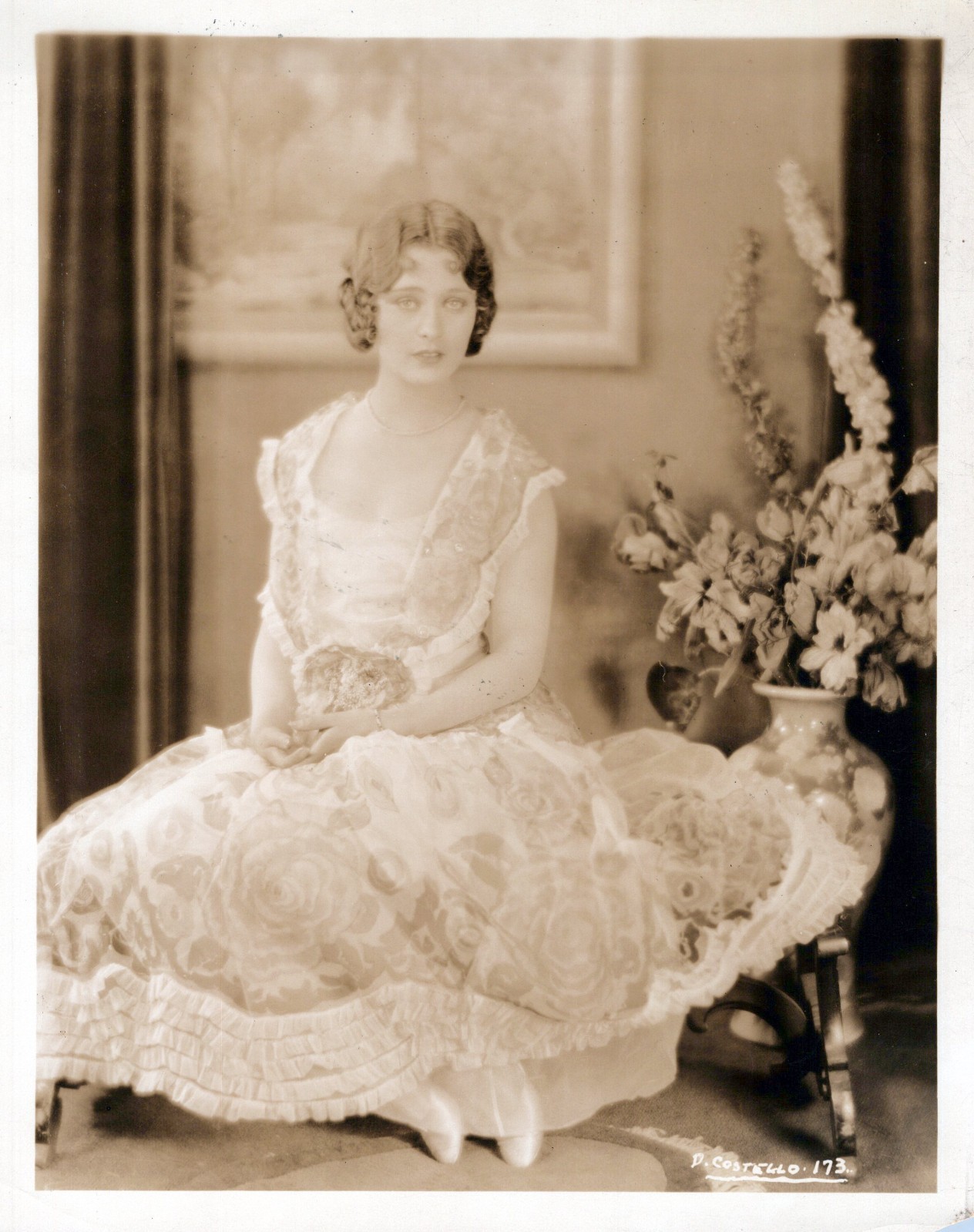 HOLLYWOOD JAZZ AGE DOLORES COSTELLO STUNNING PORTRAIT 1920s ORIG PHOTO MA44