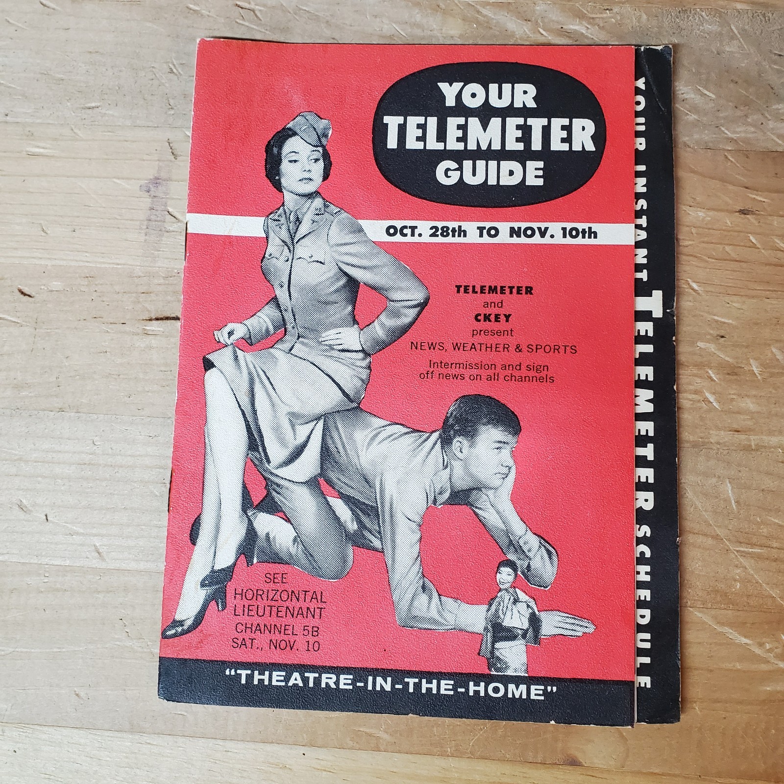 Vintage 1960s Your Telemeter Guide Booklet Early Coin Pay TV Ephemera Toronto