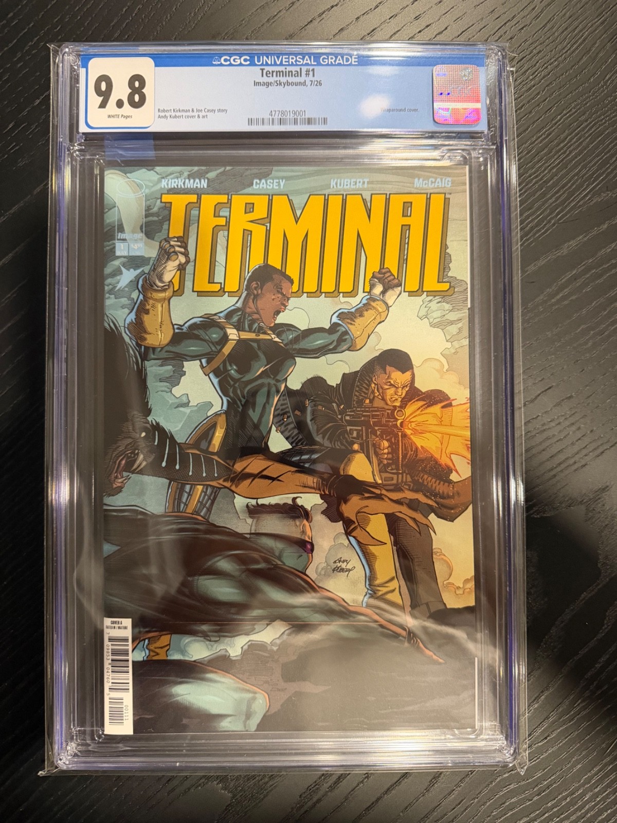 Terminal #1 Cover A Andy Kubert CGC 9.8 🔑 1st Appearances