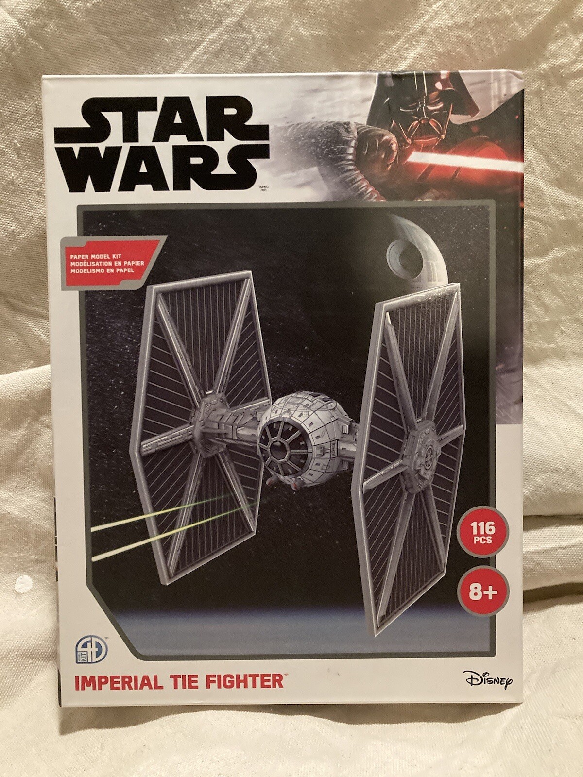 Star Wars Imperial Tie Fighter 116 pc Paper Model Kit