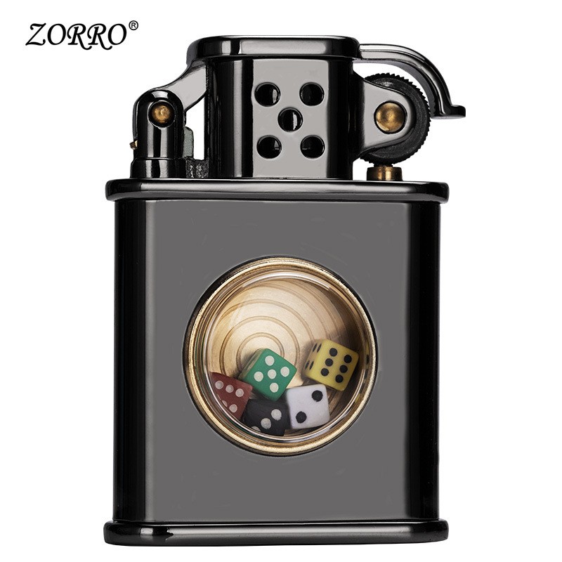 ZORRO Unique Shape Kerosene Lighter, Creative & Individual Design Windproof