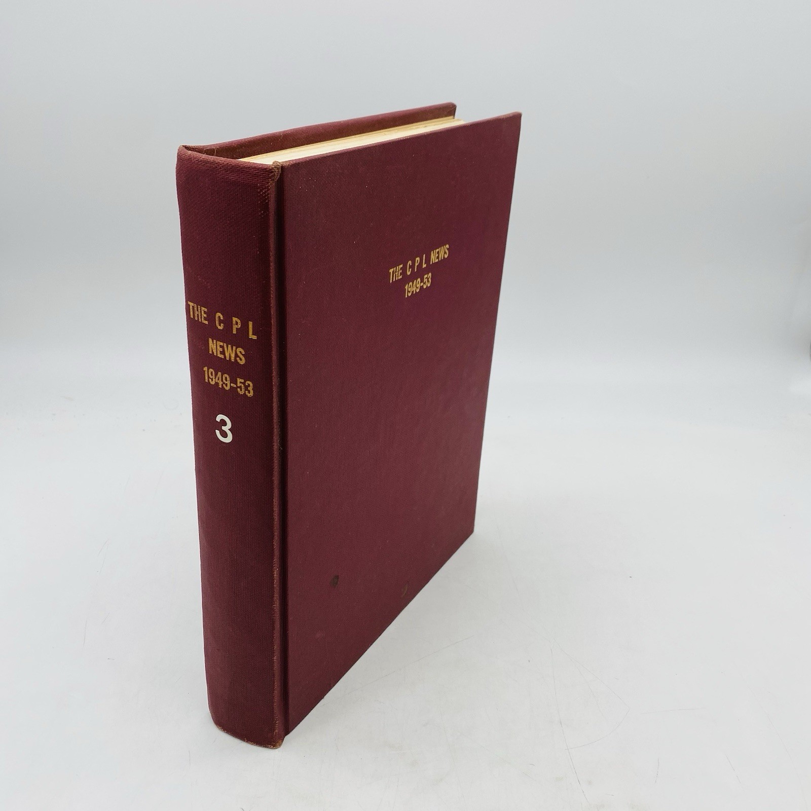 The C P L News 1949-53 Hardbound Monthly Employee Newsletter Photos Stories READ
