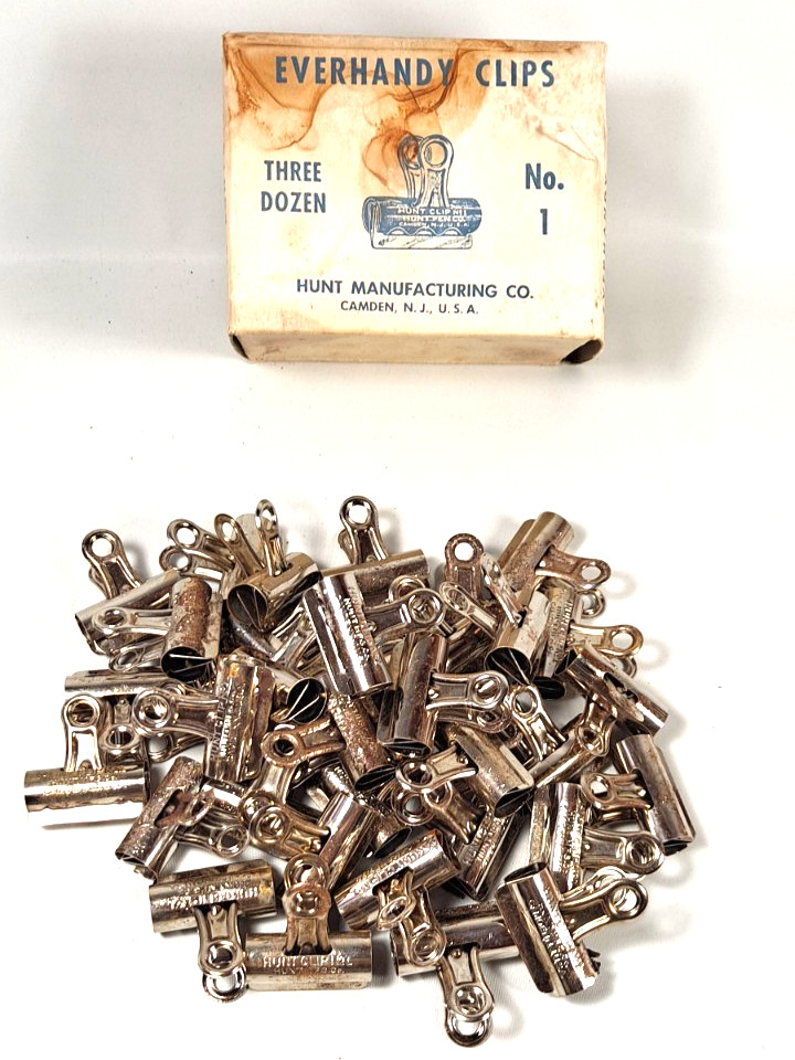 Vintage Everhandy Office Fasteners/Clips size #1. Read Description.