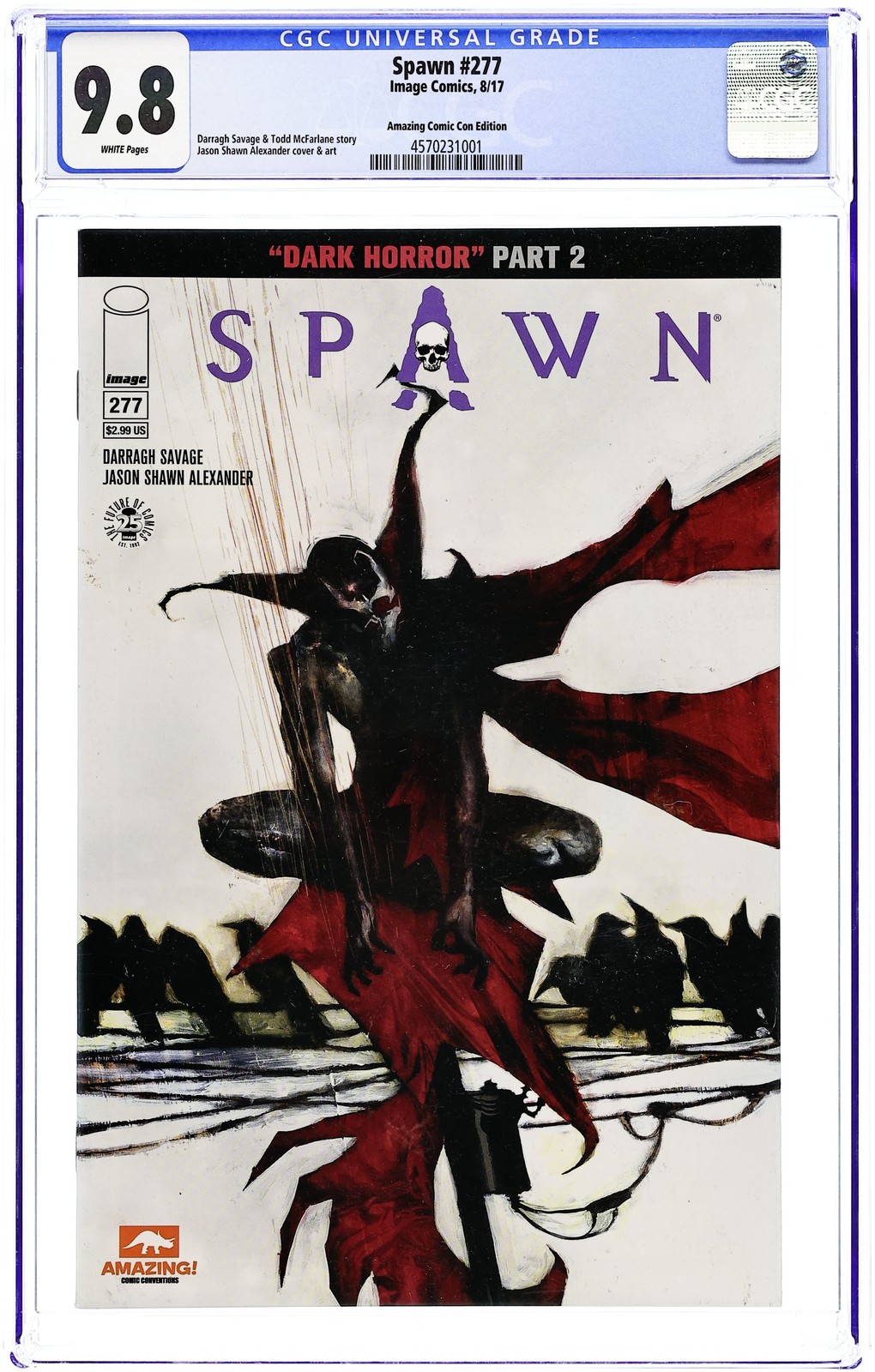 Spawn #277AMAZING CGC 9.8 2017 4570231001