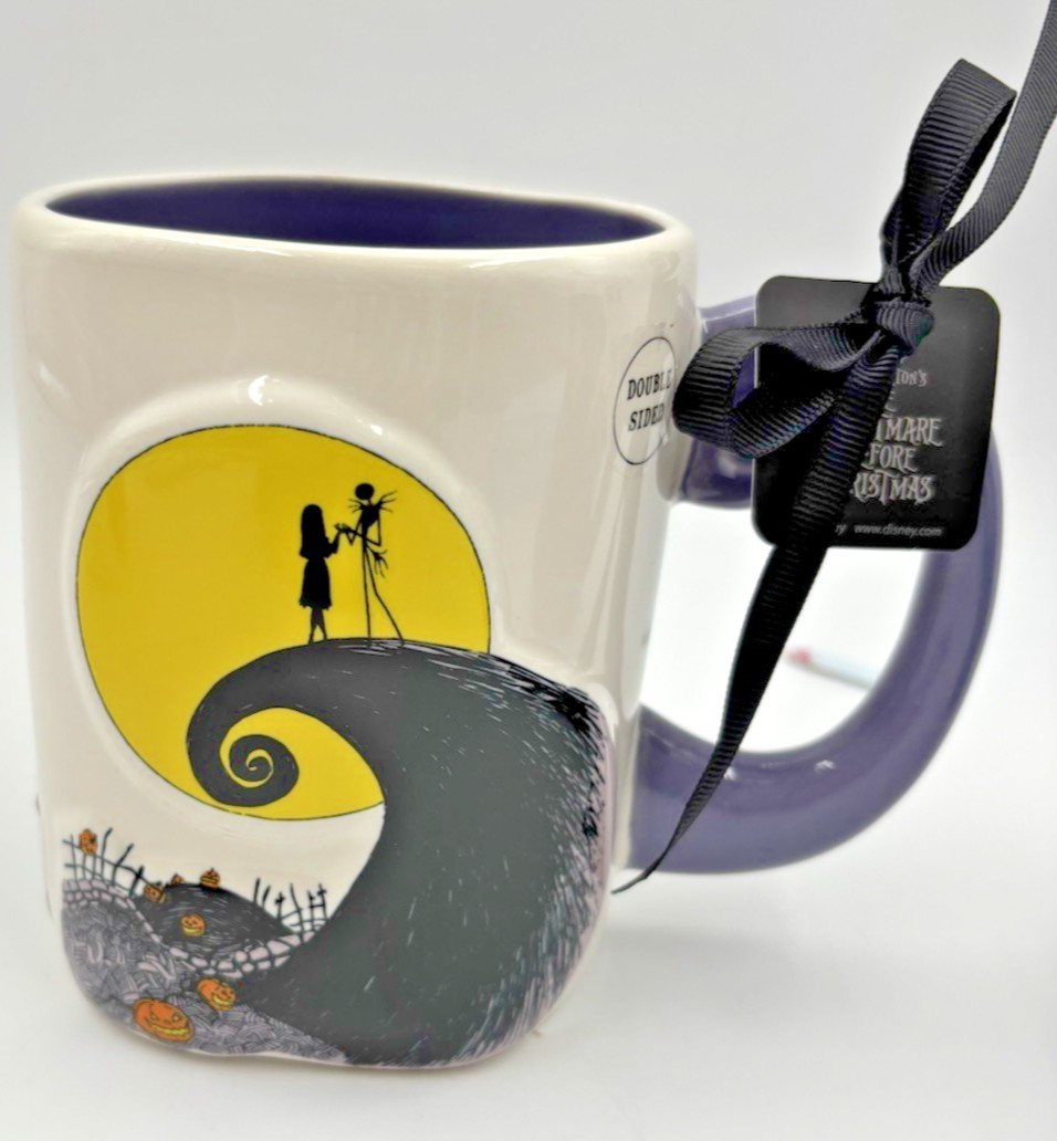 Rae Dunn Nightmare Before Christmas “Nightmares Do Come True” Jack & Sally Mug