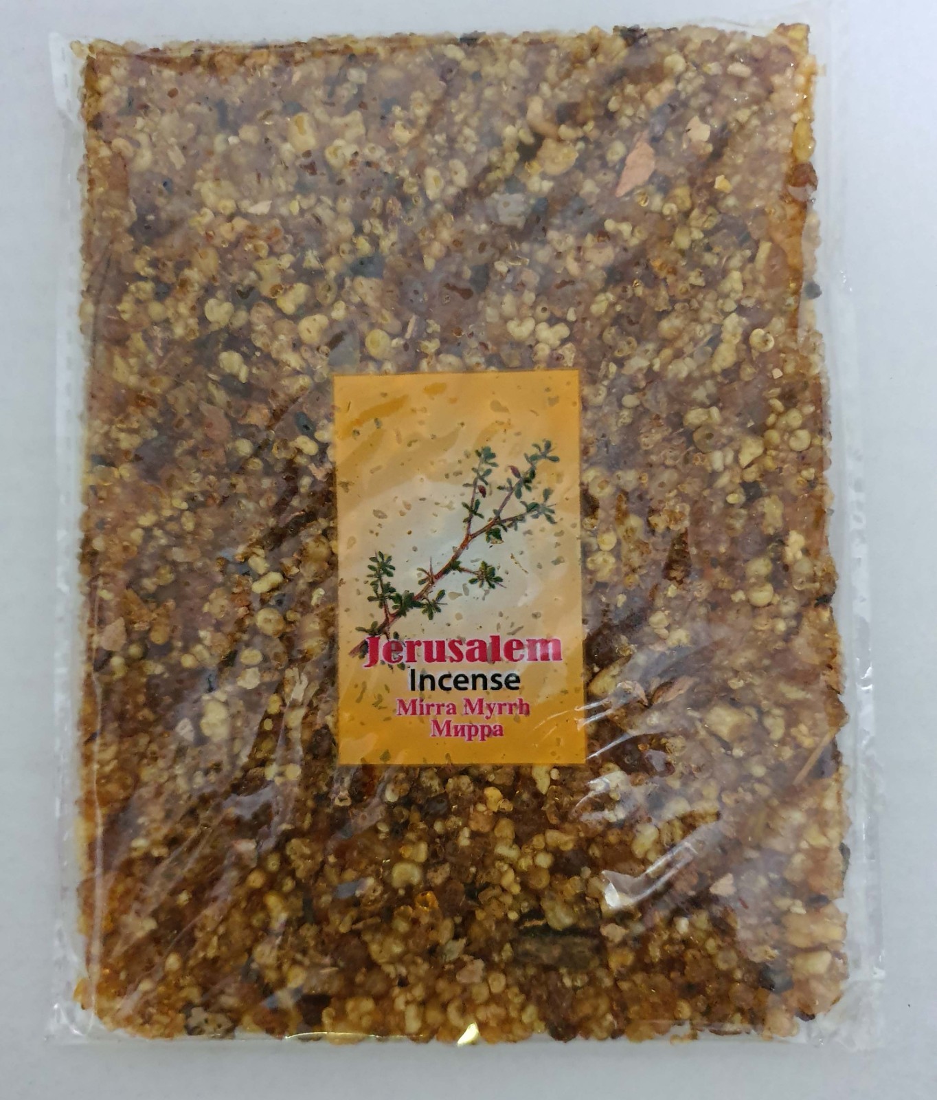 Jerusalem Incense - Incense from The Holy Land, Myrrh Scent 100gr Jerusalem Incense - Incense from The Holy Land, Myrrh Scent 100gr