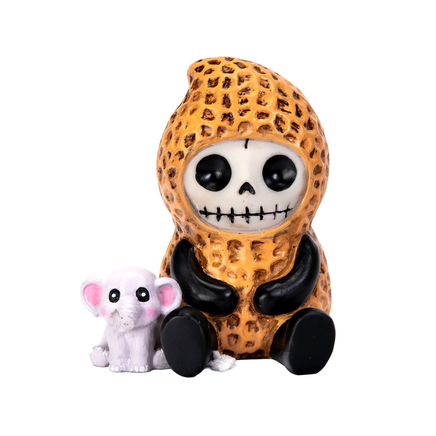 PT FurryBones Nutthew the Peanut Skull Resin Mini Figure PT FurryBones Nutthew the Peanut Skull Resin Mini Figure