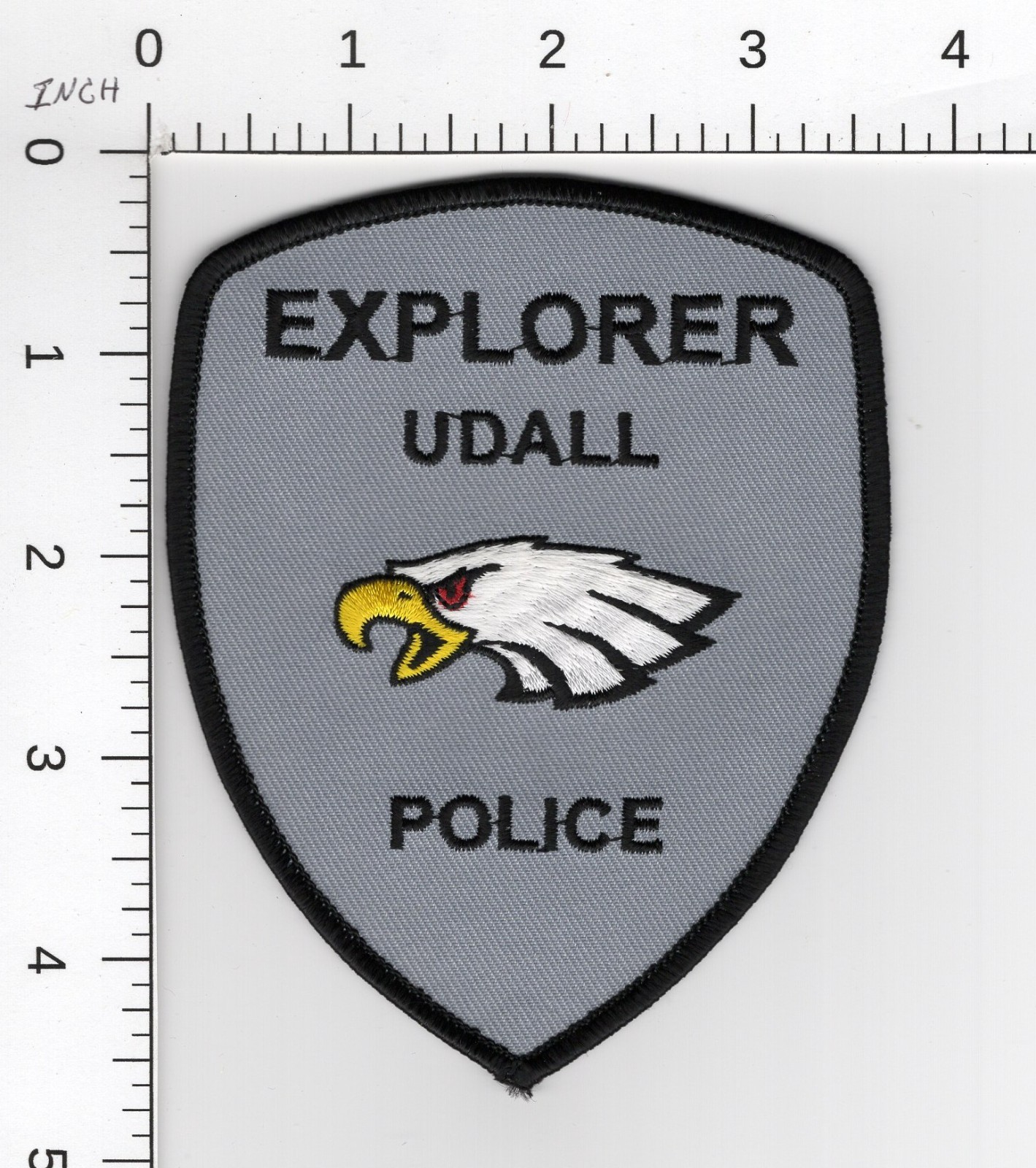 EXPLORER ^^  UDALL KANSAS --- COLLECTIBLE POLICE EMBROIDERED PATCH