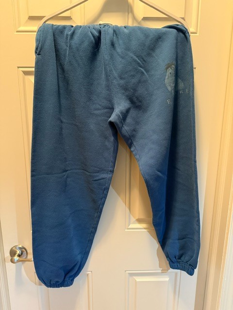 Vintage Eeyore Disney Store  Blue Sweatpants Adult Size Medium