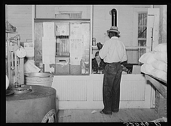 Mileston Mississippi Delta 1930s Plantation Store Post Office Interior