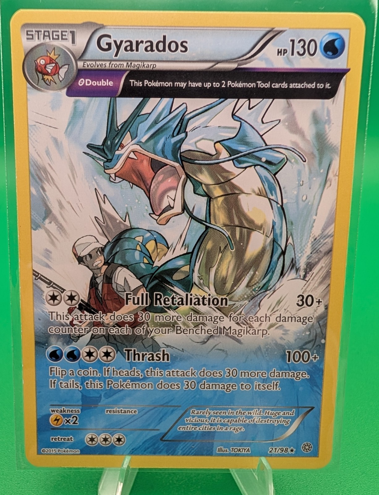 Pokemon Gyarados 21/98 021/098 - Deck Exclusive - Ancient Origins - Regular - NM