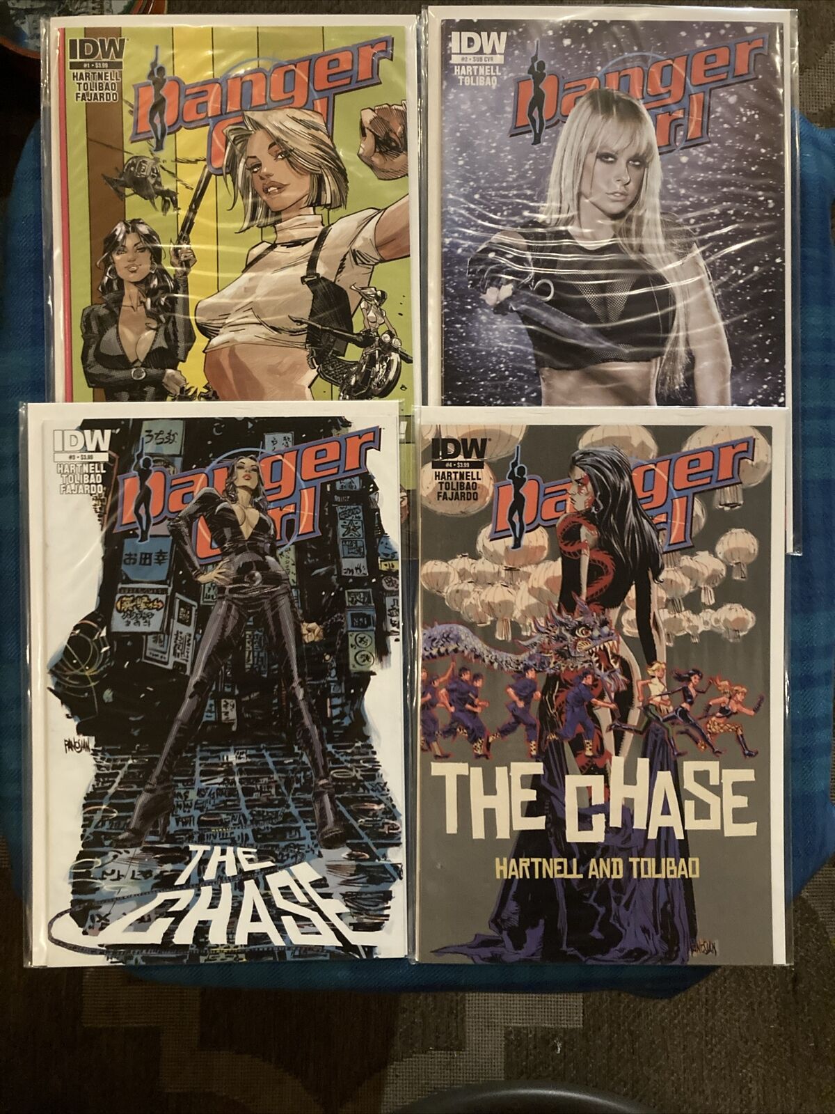 Danger Girl The Chase #1-4 Complete Series IDW 2013 VF/NM