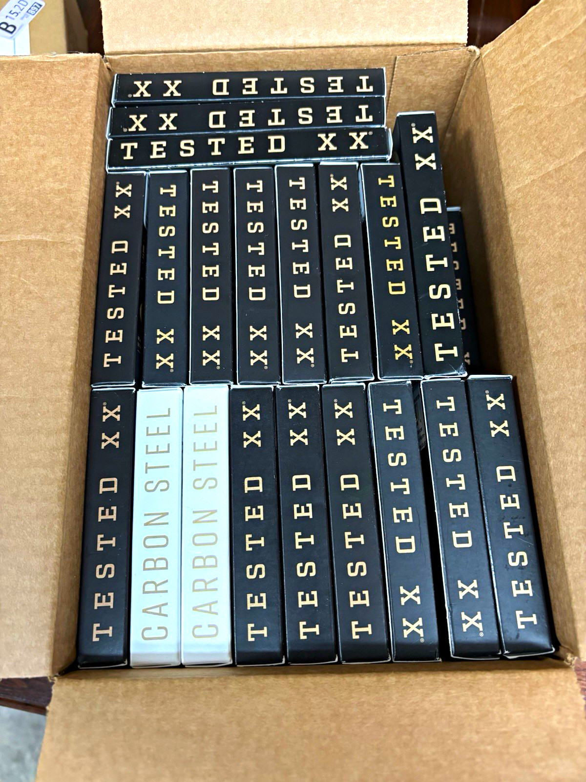 Case pocket knife boxes empty 94 count miscellaneous boxes