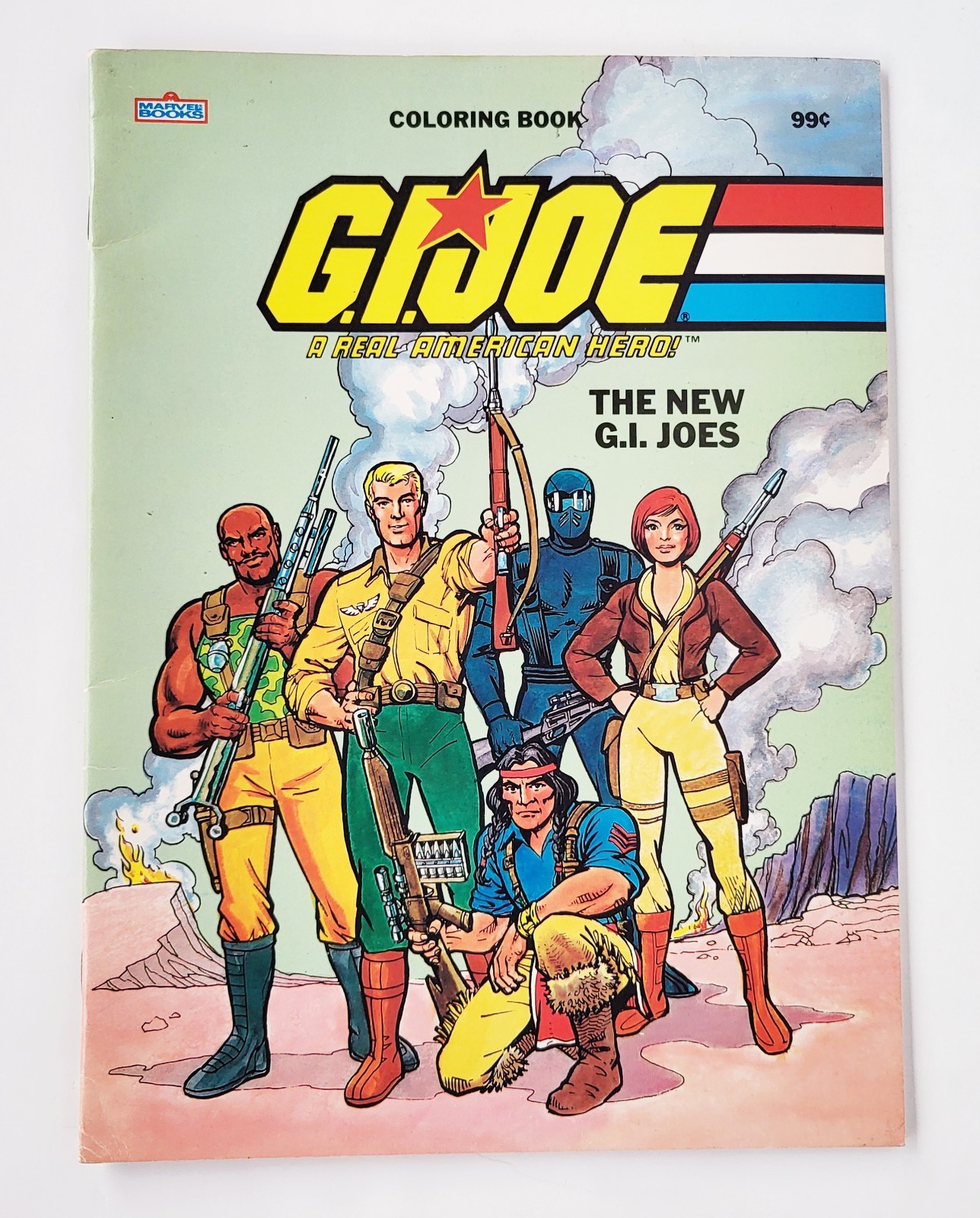 Vintage G.I. Joe A Real American Hero 1984 Coloring Book 
