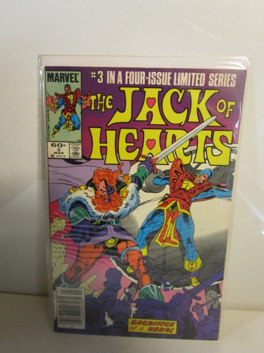 Marvel Comics The Jack Of Hearts #3 1983 BAGGED BOARDED