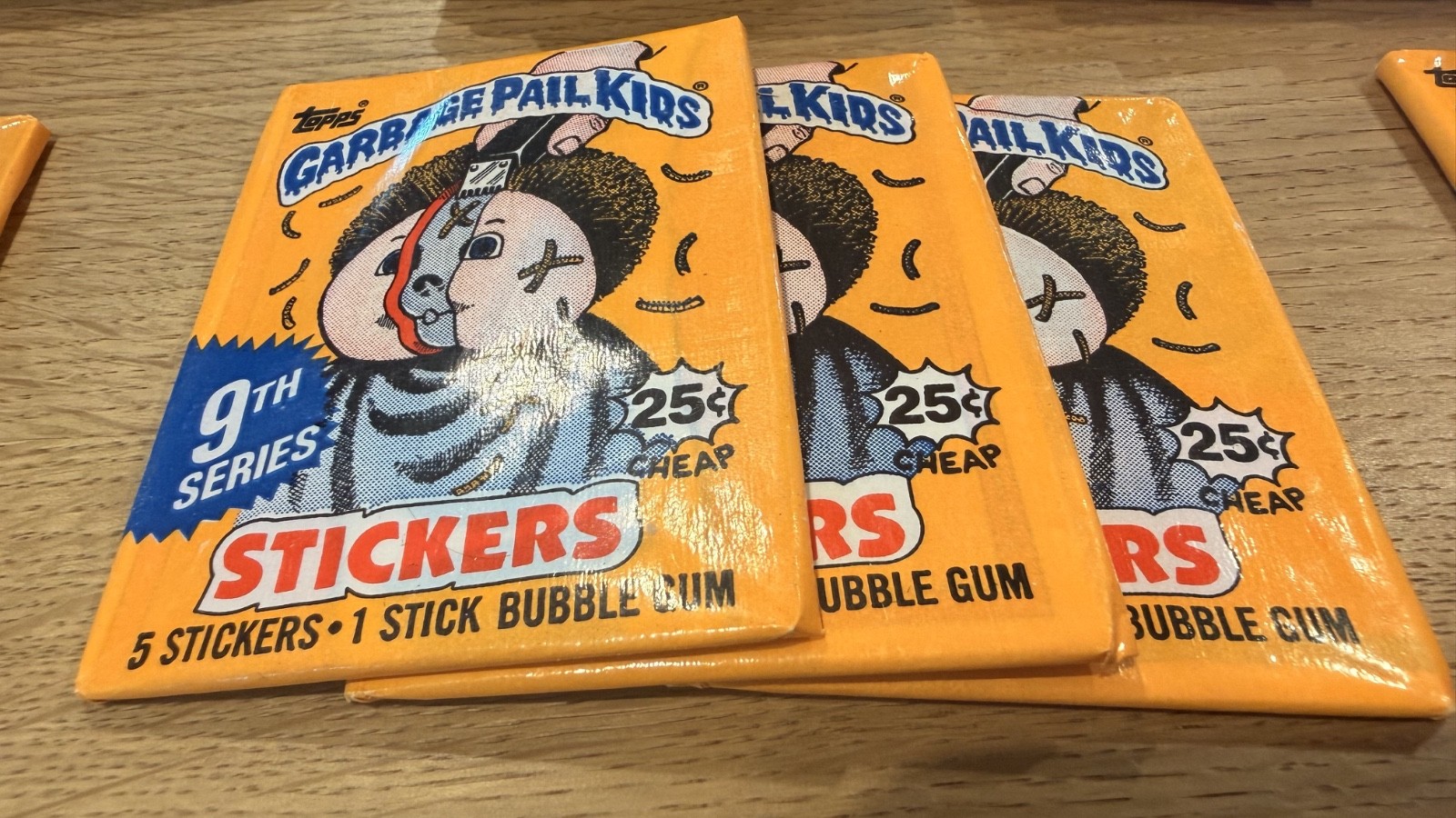 1987 Topps Garbage Pail Kids Original 9th Series Sealed Wax Pack *FREE SHIPPING*