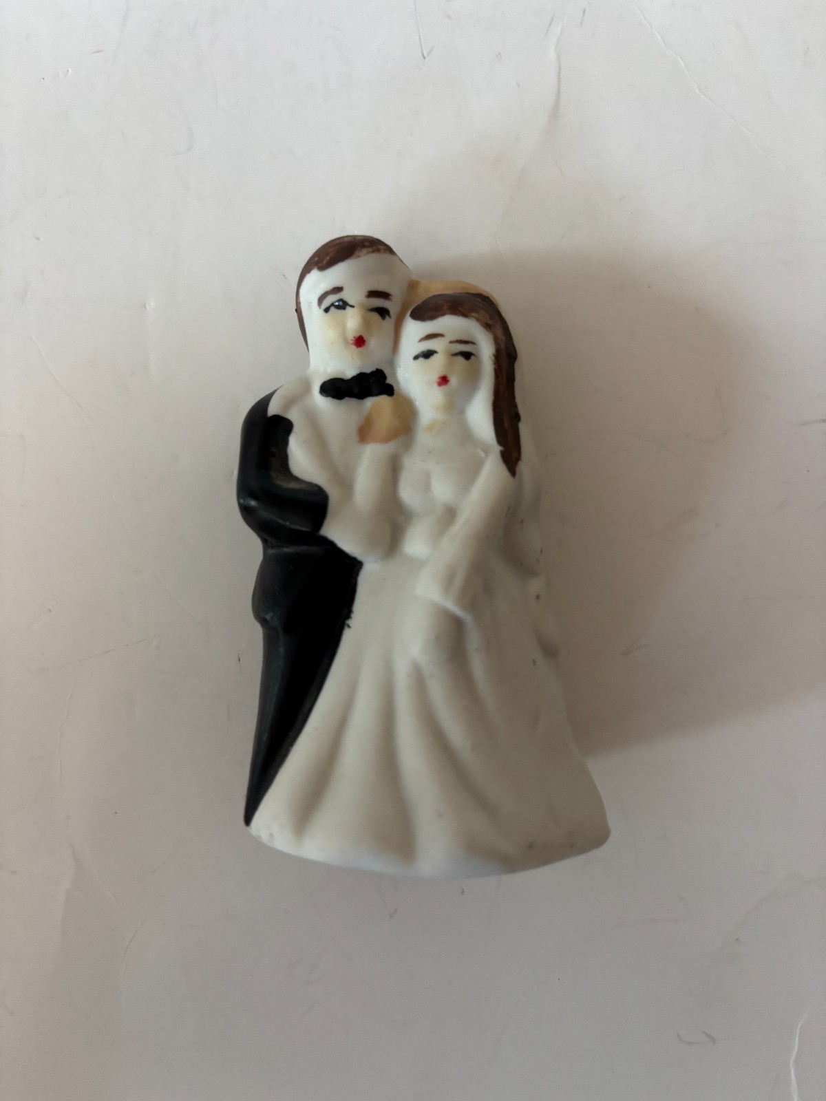 Vintage Ceramic Bride and Groom Figurine