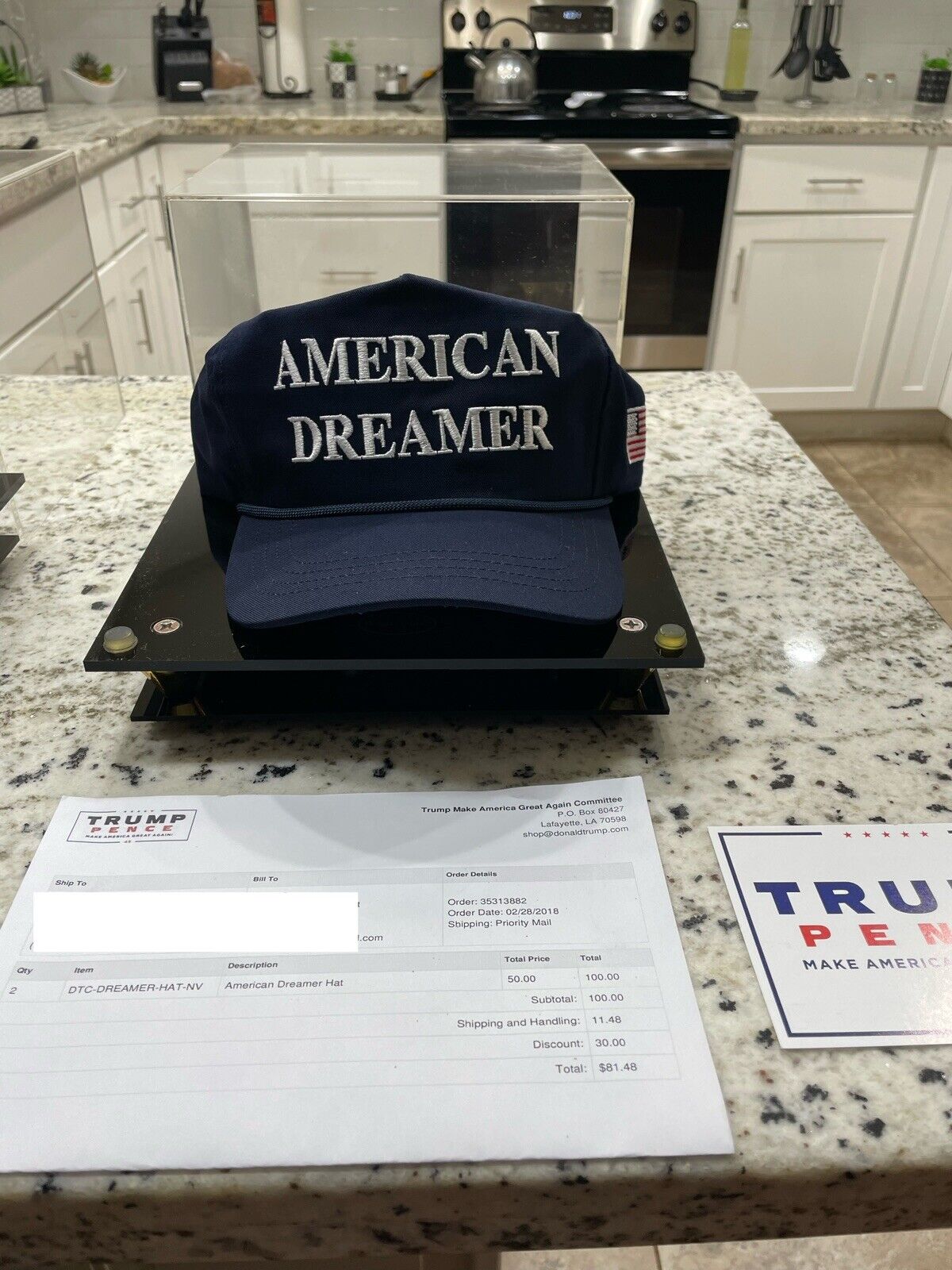 Official Donald Trump American Dreamer 2018 Hat